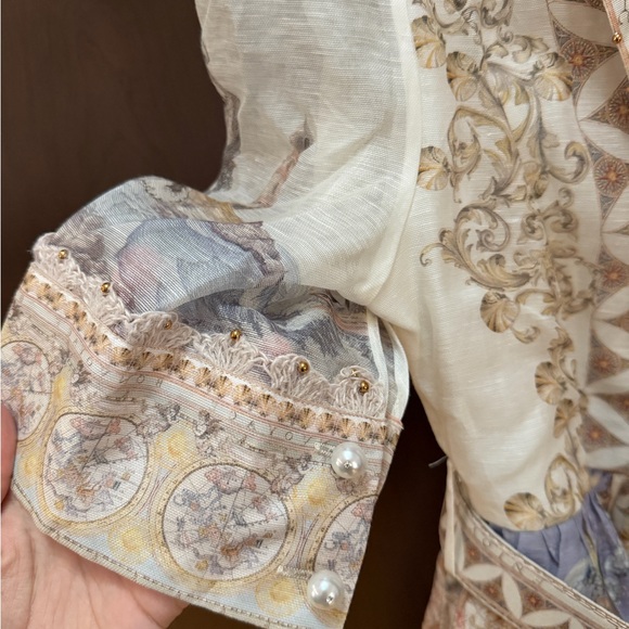 Zimmermann High Tide Mini Shirt Dress NWT Size 3 - Picture 3 of 7